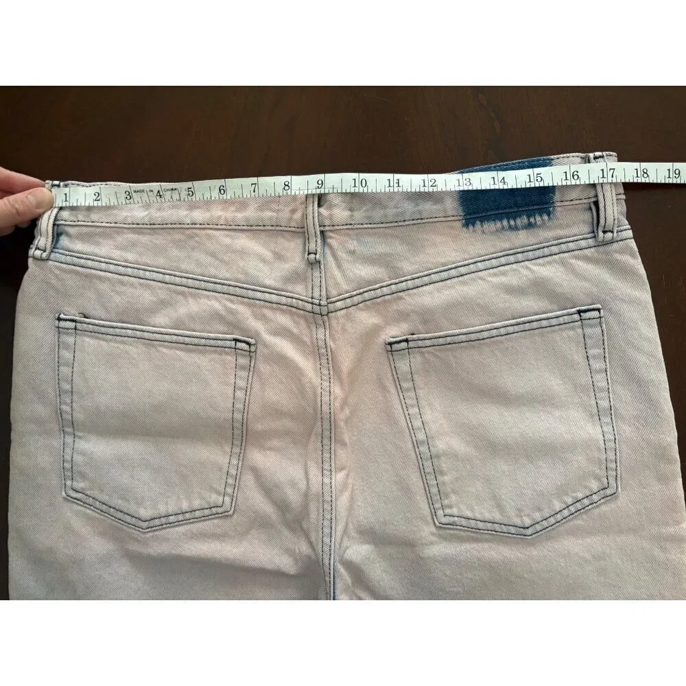 BDG UO Baggy Skate Fit Wide Leg Jeans in Pink Wash Men’s Size 34 x 32